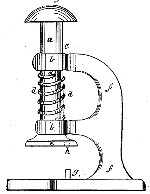 1867 McGill Paper Fastener Press US Pat 67665.jpg (23494 bytes)